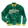 Lightweight-Satin-Jacket-Oakland-Athletics-LEATHER MOTO 1