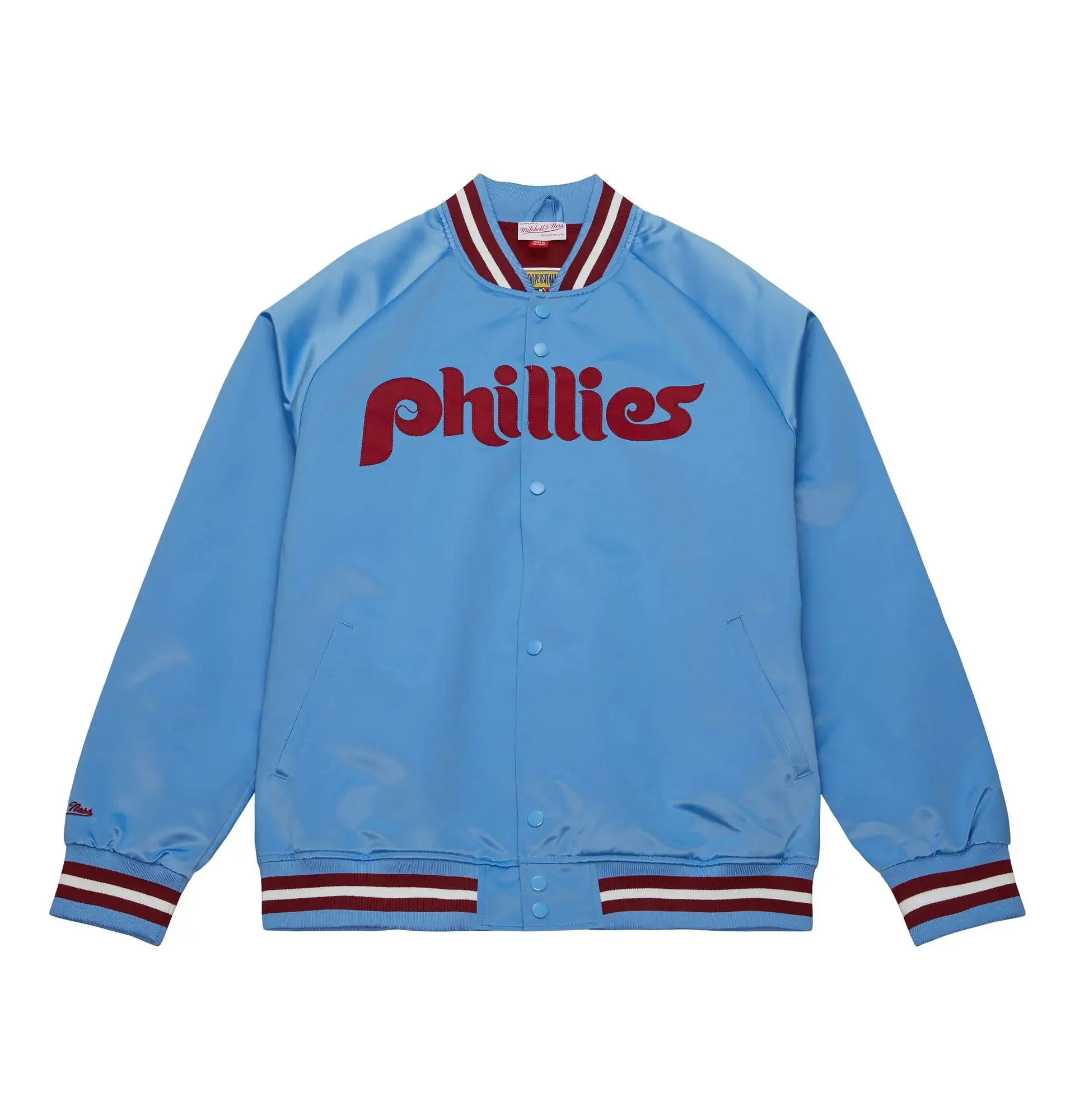 Lightweight-Satin-Jacket-Philadelphia-Phillies-LEATHER MOTO 1