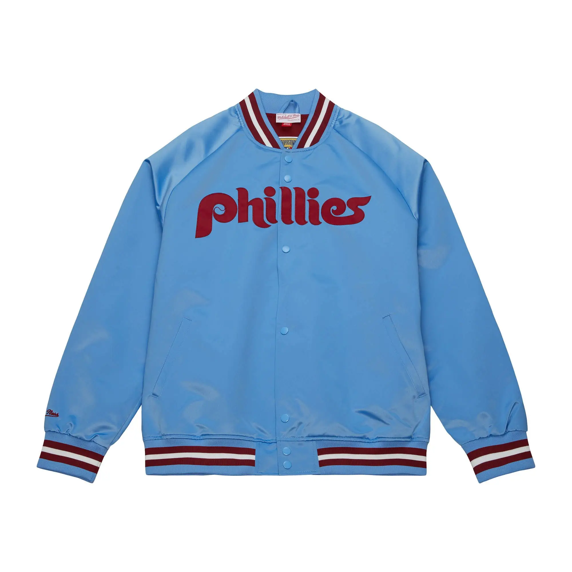 Lightweight-Satin-Jacket-Philadelphia-Phillies-LEATHER MOTO 1