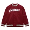 Lightweight-Satin-Maroon-Jacket-Philadelphia-Phillies-LEATHER MOTO 1