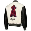 Los-Angeles-Angels-PLEASURES-Full-Snap-Wool-Leather-Varsity-Jacket-leather moto 2