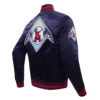 Los-Angeles-Angels-Pro-Standard-Full-Snap-Satin-Varsity-Navy-Jacket-leather moto 4