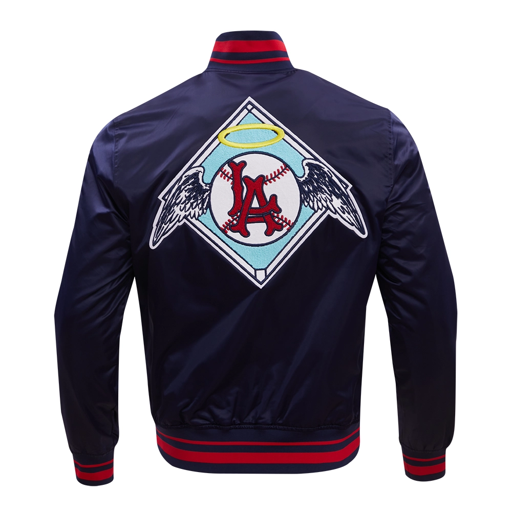 Los-Angeles-Angels-Pro-Standard-Full-Snap-Satin-Varsity-Navy-Jacket-leather moto2