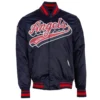 Los-Angeles-Angels-Pro-Standard-Script-Tail-Full-Snap-Satin-Varsity-Navy-Jacket-leather moto 1