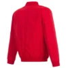 Los-Angeles-Angels-Rib-Knitted-Full-Zip-Polyester-Varsity-Red-Jacket-leather moto 2