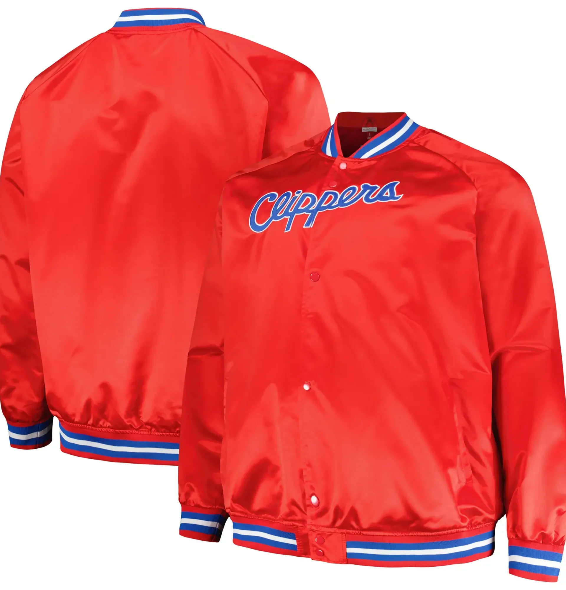 Los-Angeles-Clippers-Red-Hardwood-Classics-Throwback-Wordmark-Red-Varsity-Jacket-3