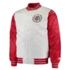 Los-Angeles-Clippers-Starter-Renegade-Full-Snap-White-Red-Satin-Varsity-Jacket-1