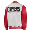 Los-Angeles-Clippers-Starter-Renegade-Full-Snap-White-Red-Satin-Varsity-Jacket-2