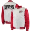 Los-Angeles-Clippers-Starter-Renegade-Full-Snap-White-Red-Satin-Varsity-Jacket-4