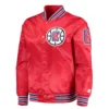 Los-Angeles-Clippers-Starter-The-Diamond-Classic-Red-Satin-Varsity-Jacket-1