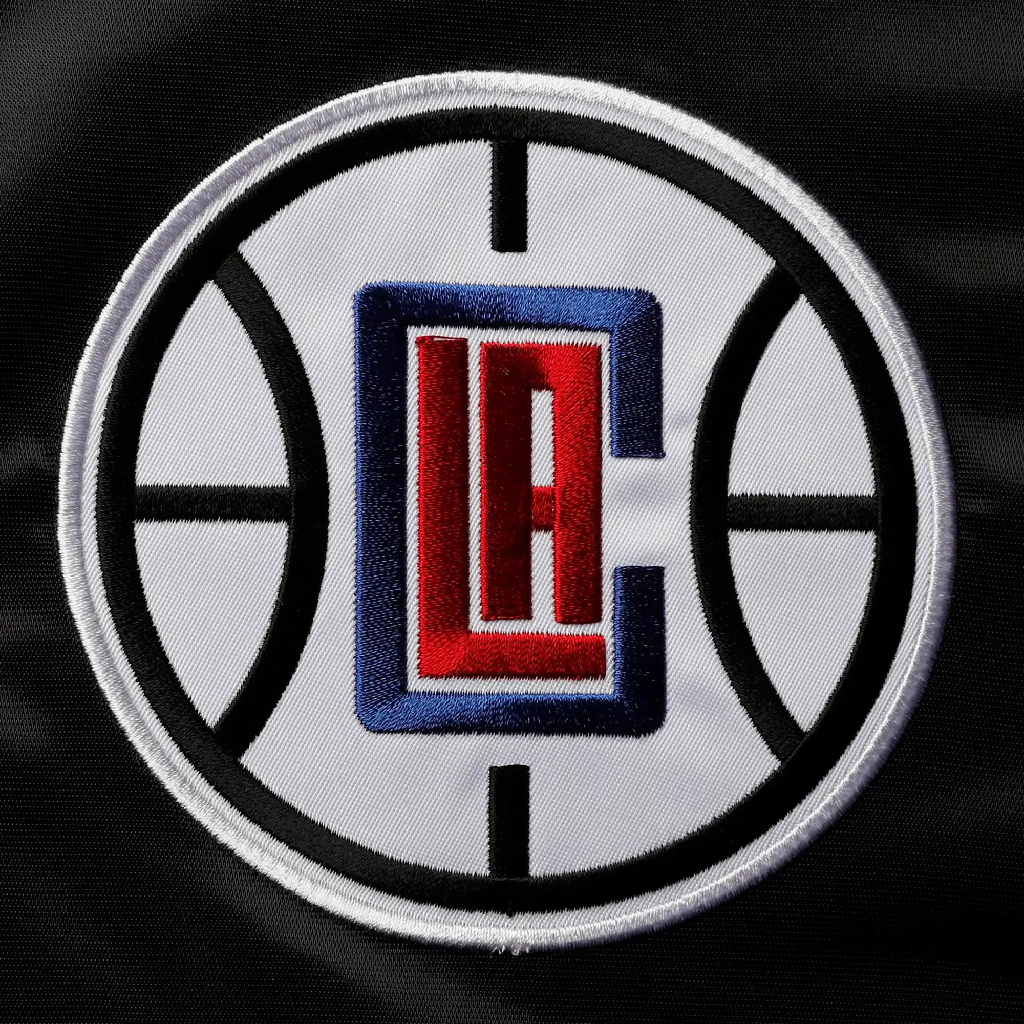 Los-Angeles-Clippers-Starter-The-Enforcer-Full-Snap-Black-Red-Satin-Varsity-Jacket-3