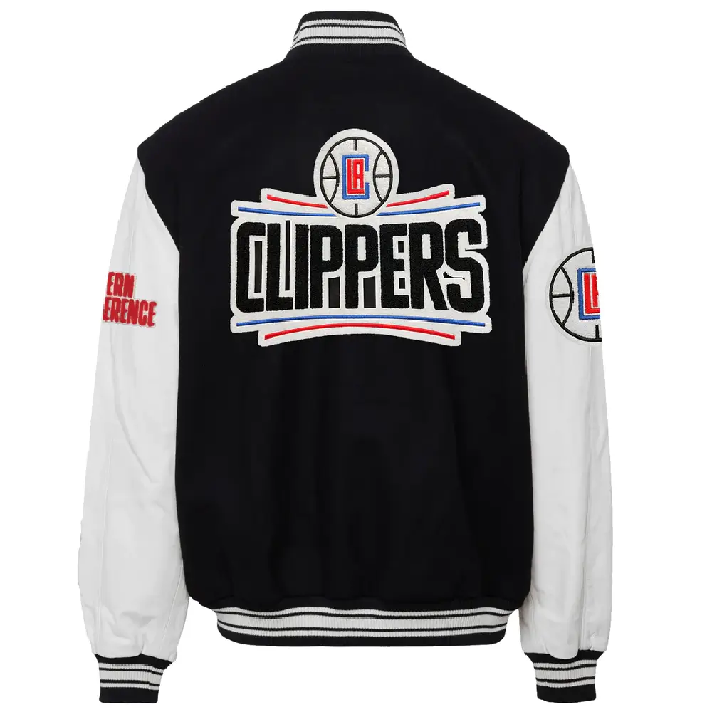 Los-Angeles-Clippers-Wool-Leather-Varsity-Jacket-Black-White-1-1