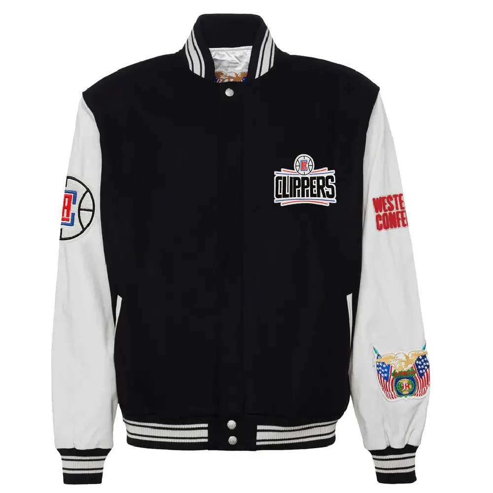 Los-Angeles-Clippers-Wool-Leather-Varsity-Jacket-Black-White-1-2-1