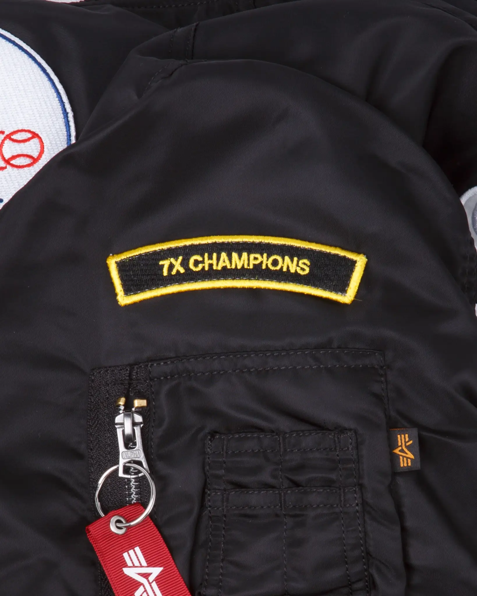 Los-Angeles-Dodgers-Alpha-Industries-X-New-Era-MA-1-Jacket-leather moto 5
