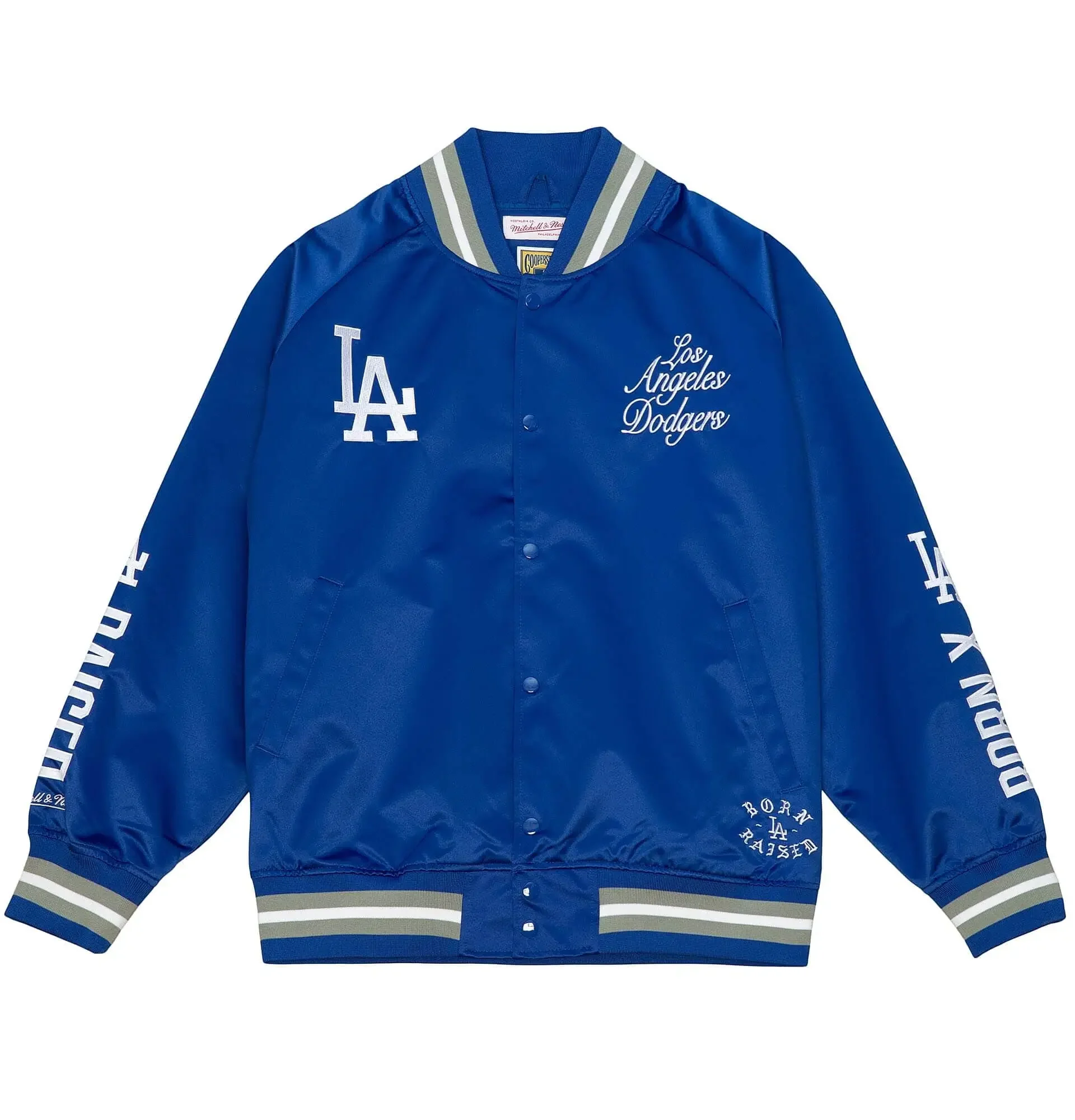 Los-Angeles-Dodgers-BXR-Pueblo-Blue-Varsity-Jacket-leather moto 1