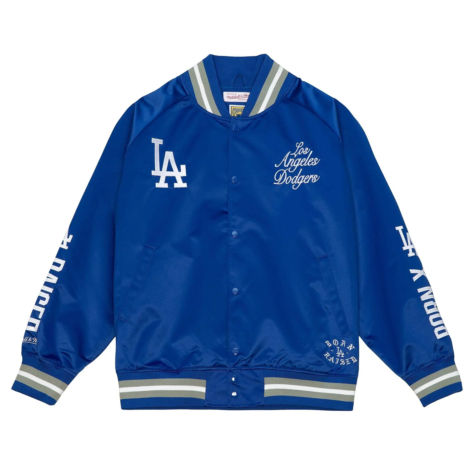 Los-Angeles-Dodgers-BXR-Pueblo-Blue-Varsity-Jacket-leather moto 1