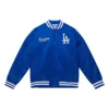 Los-Angeles-Dodgers-City-Collection-Blue-Varsity-Jacket-leather moto 1