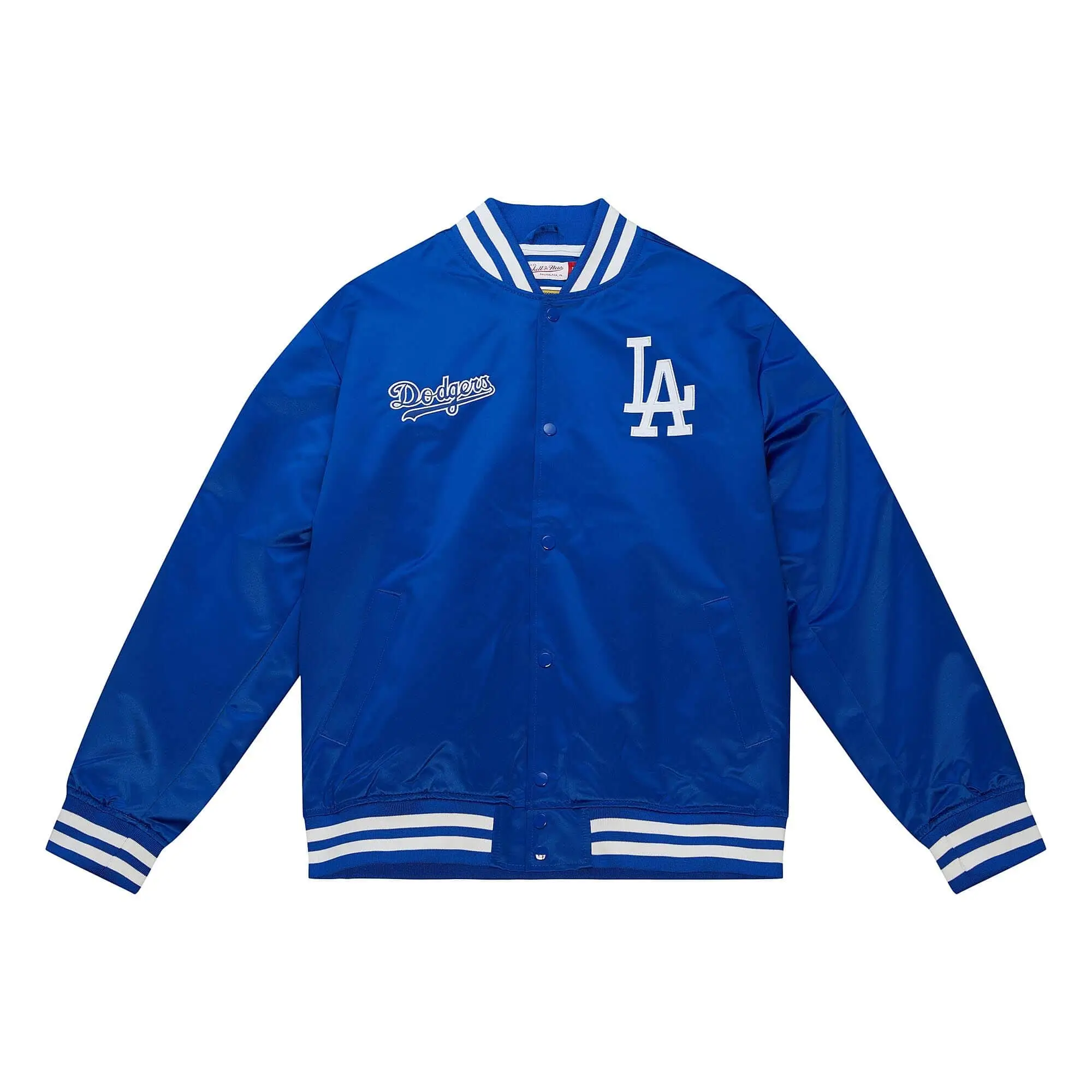 Los-Angeles-Dodgers-City-Collection-Blue-Varsity-Jacket-leather moto 1