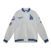 Los-Angeles-Dodgers-City-Collection-Lightweight-Satin-Varsity-Jacket-leather moto 1