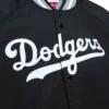 Los-Angeles-Dodgers-Double-Clutch-Black-Varsity-Jacket-leather moto 3