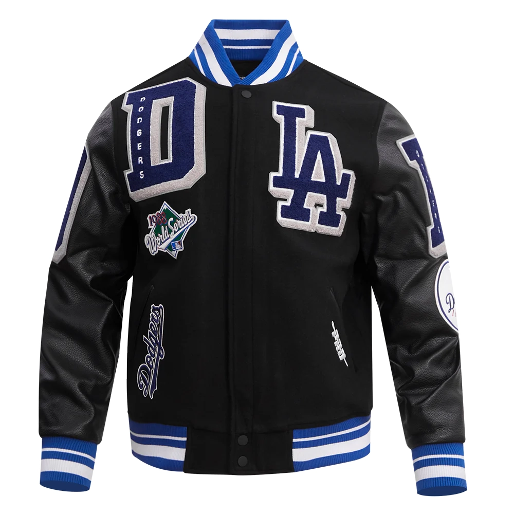 Los-Angeles-Dodgers-Mashup-Wool-And-Leather-Varsity-Jacket-leather moto 2
