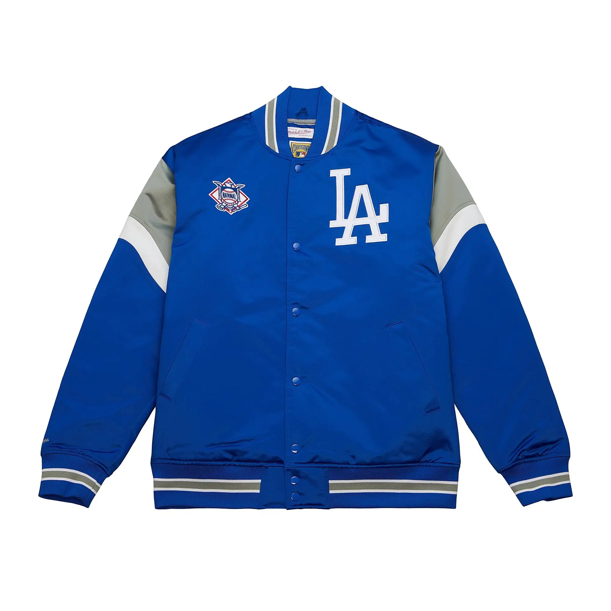 Los-Angeles-Dodgers-National-Varsity-Jacket-leather moto 1