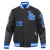 Los-Angeles-Dodgers-Old-English-Black-Wool-And-Leather-Varsity-Jacket-2