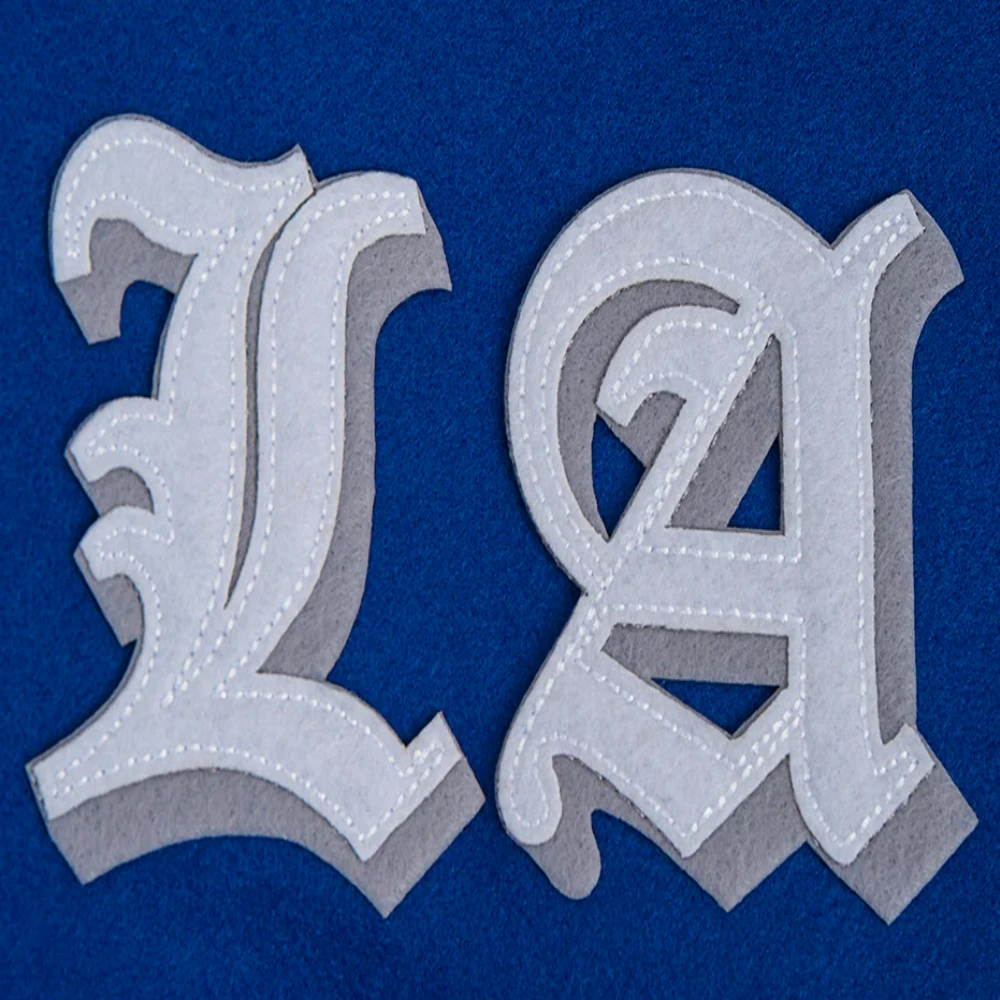 Los-Angeles-Dodgers-Old-English-Blue-And-White-Varsity-Jacket-leather moto 6