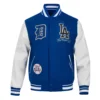 Los-Angeles-Dodgers-Pro-Prep-Wool-And-Leather-Varsity-Jacket-leather moto 2