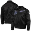 Los-Angeles-Dodgers-Pro-Standard-Wordmark-Black-Varsity-Jacket-leather moto 4