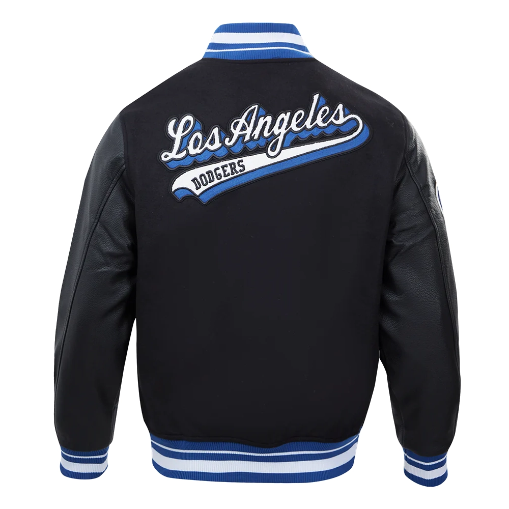 Los-Angeles-Dodgers-Script-Tail-Black-Wool-And-Leather-Varsity-Jacket-leather moto4