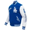 Los-Angeles-Dodgers-Script-Tail-Blue-And-White-Varsity-Jacket-leather moto 1