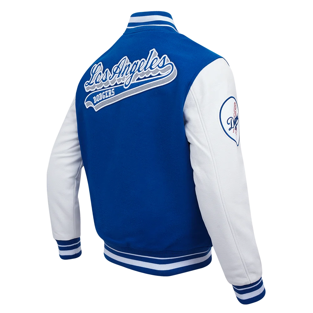 Los-Angeles-Dodgers-Script-Tail-Blue-And-White-Varsity-Jacket-leather moto3