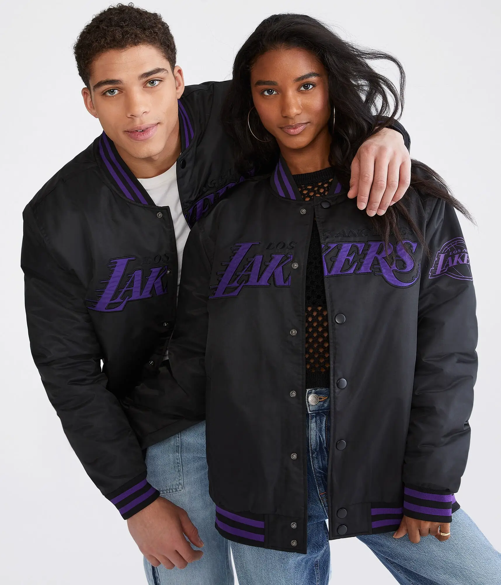 Los-Angeles-Lakers-Bomber-Black-Varsity-Jacket-LeatherMoto