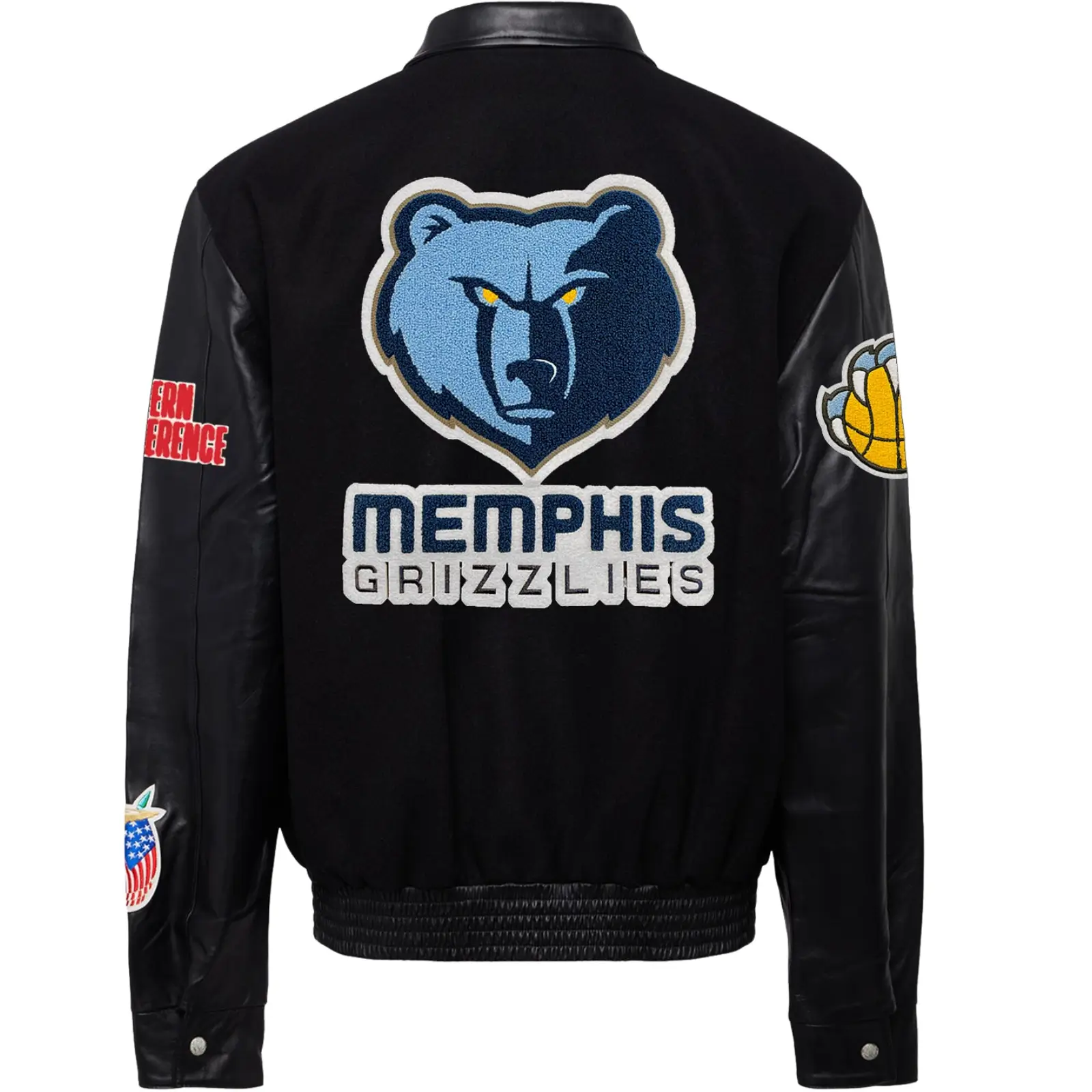 Memphis-Grizzlies-Jeff-Hamilton-Wool-Leather-Jacket-LeatherMoto
