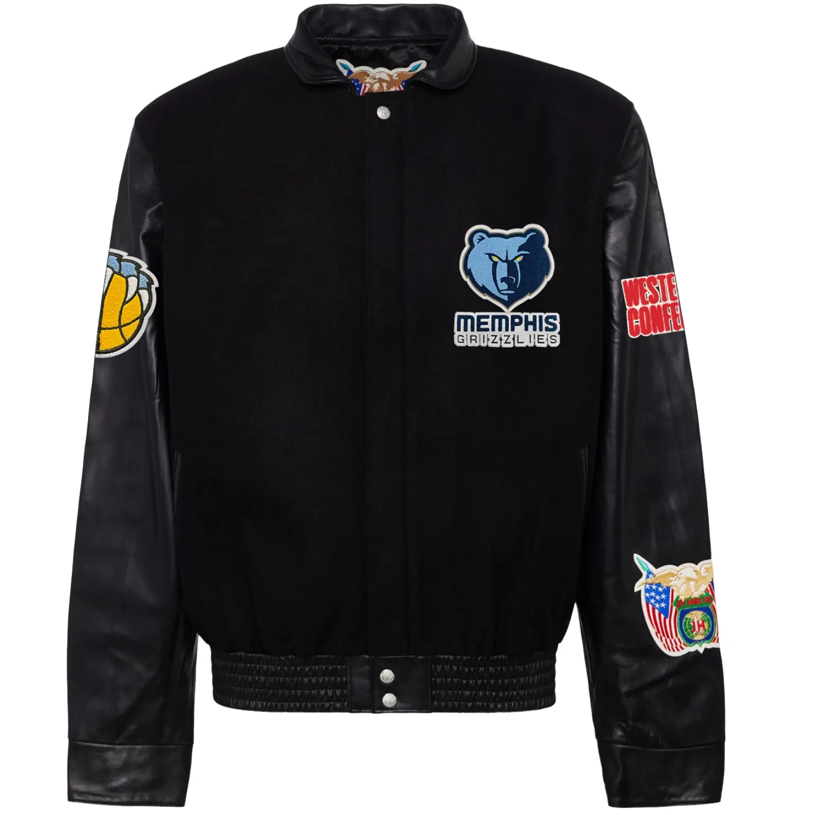 Memphis-Grizzlies-Jeff-Hamilton-Wool-Leather-Jacket-LeatherMoto
