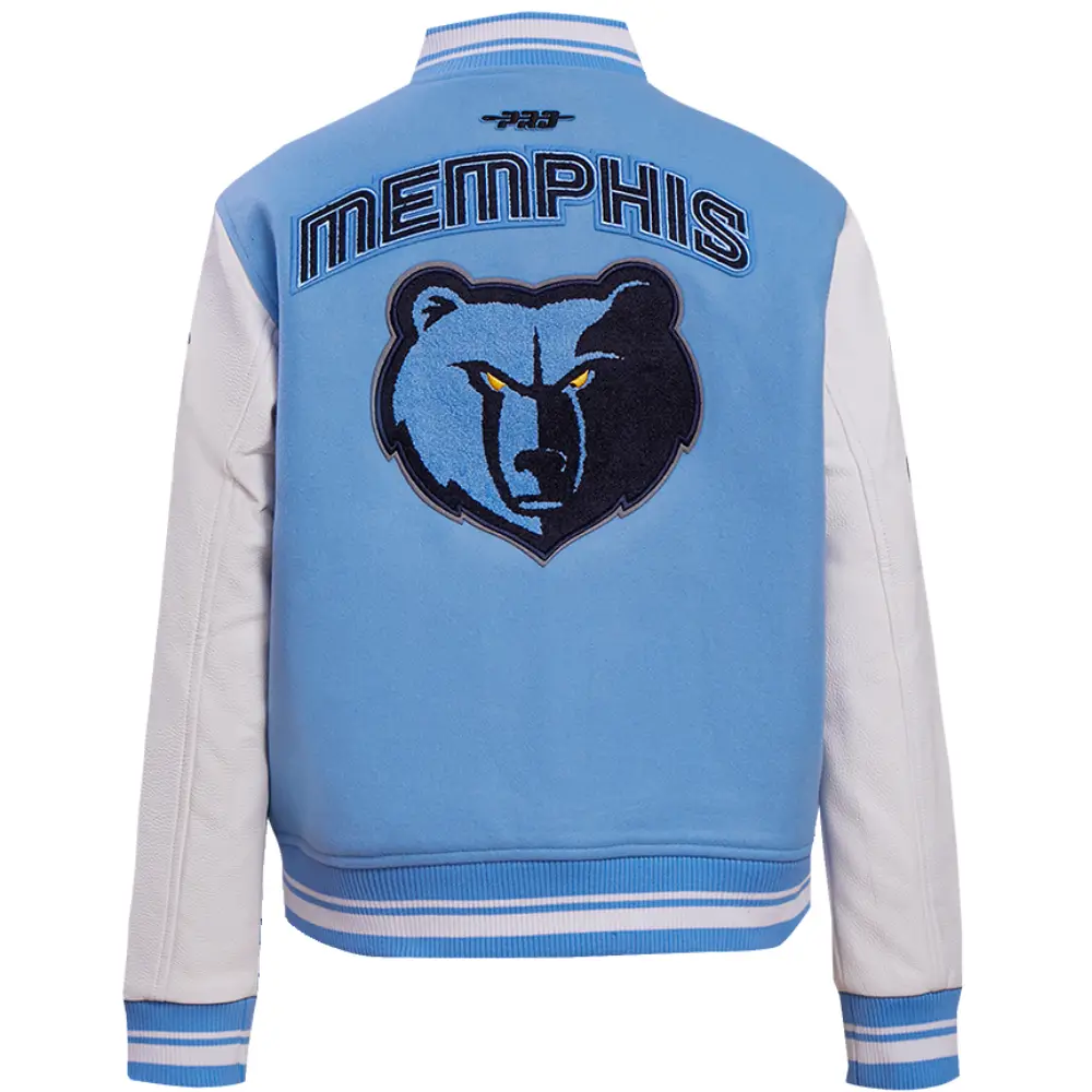 Memphis-Grizzlies-Team-Players-Wool-Leather-Varsity-Jacket-Blue-White-LeatherMoto