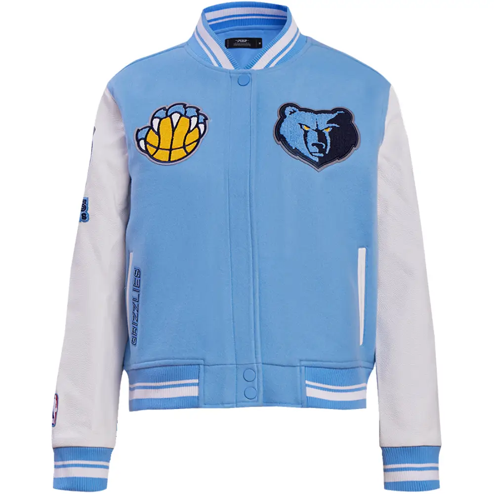 Memphis-Grizzlies-Team-Players-Wool-Leather-Varsity-Jacket-Blue-White-LeatherMoto