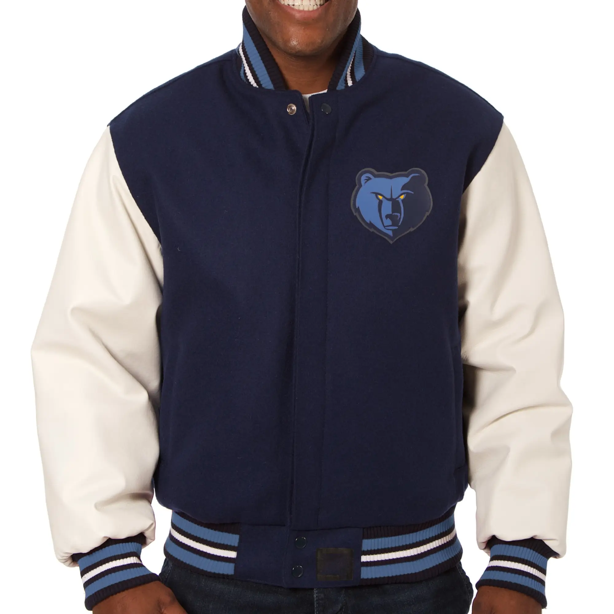 Memphis-Grizzlies-Wool-Leather-Varsity-Jacket-Navy-White-LeatherMoto