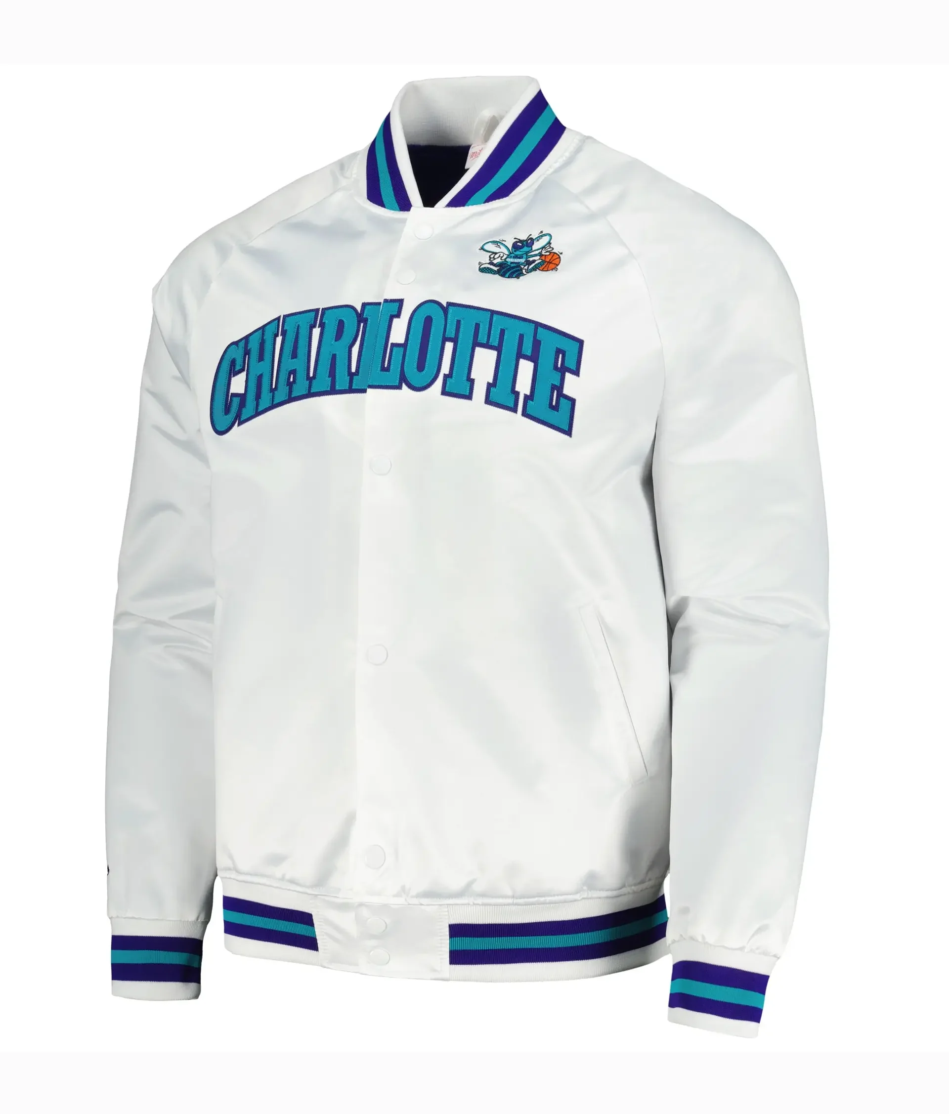 Mens-Charlotte-Hornets-Classics-White-Varsity-Jacket-LeatherMoto