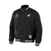 Men’s NBA x Staple Black Phoenix Suns Full-Snap Varsity Jacket-LeatherMoto