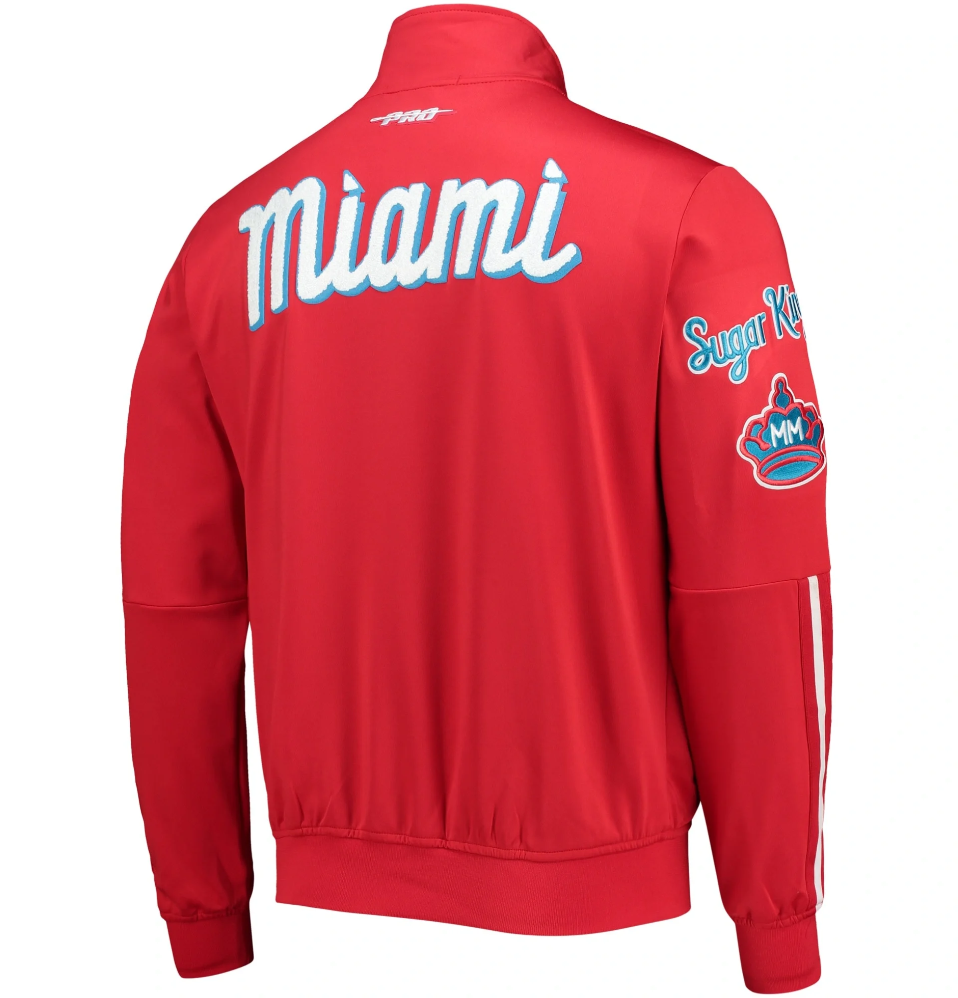 Miami-Marlins-City-Edition-Full-Zip-Polyester-Varsity-Red-Jacket-leather mto 2