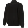 Miami-Marlins-Classic-Rib-Knitted-Black-Wool-Varsity-Jacket-leather moto 2