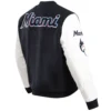 Miami-Marlins-Classic-Rib-Wool-Leather-Varsity-Jacket-leather moto 2