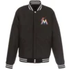 Miami-Marlins-Design-Reversible-Fleece-Faux-leather-Varsity-Jacket-leather moto 2