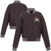 Miami-Marlins-Poly-Twill-Full-Snap-Polyester-Varsity-Jacket-leather moto 3