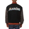 Miami-Marlins-Two-Tone-Wool-Varsity-Jacket-Black-Gray-leather moto 3