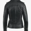 Midnight Rider Women’s Biker Leather Jacket (7)