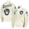 Milwaukee-Brewers-Pro-Standard-Cooperstown-Pinstripe-Retro-Classic-Satin-Varsity-Jacket-leather moto 3