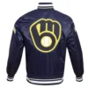 Milwaukee-Brewers-Pro-Standard-Full-Snap-Satin-Varsity-Jacket-leather moto 2